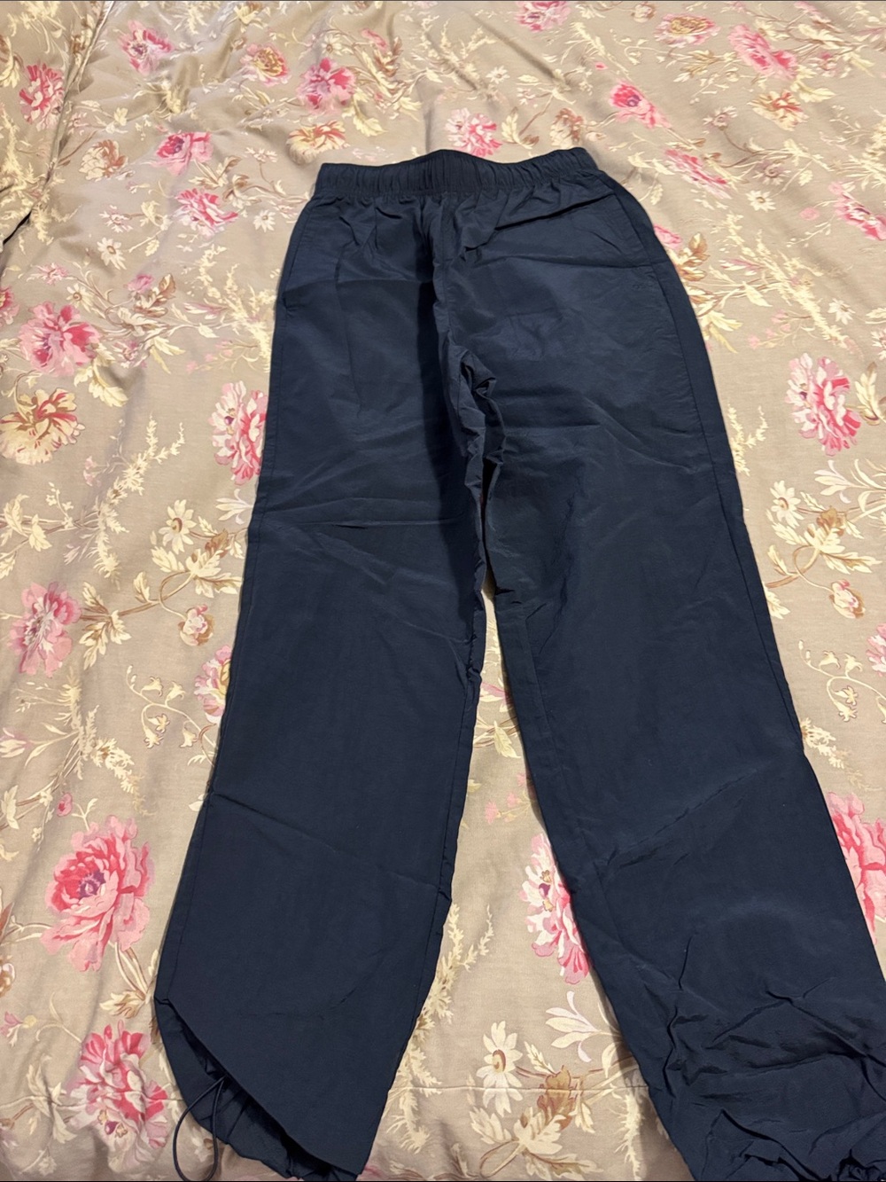 DSG Black Elastic Waist Nylon Pants